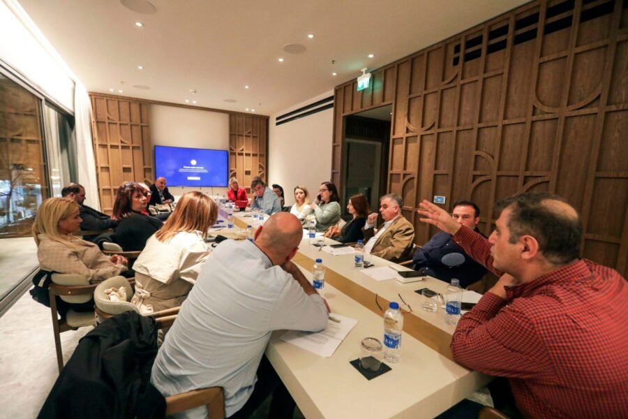 Συνάντηση του Β. Γκίζα με ΜΜΕ της Θεσσαλονίκης