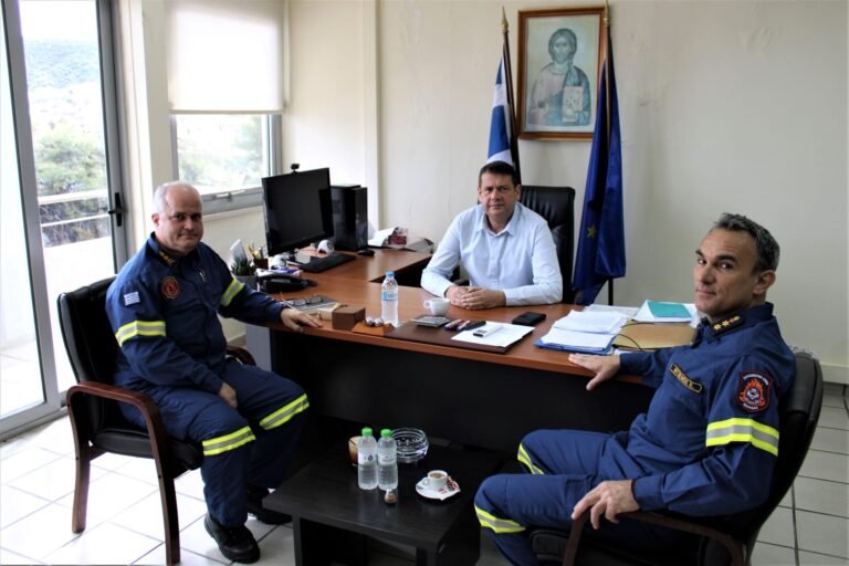 Συνάντηση Κατσούλα με νέο Διοικητή Πυροσβεστικής