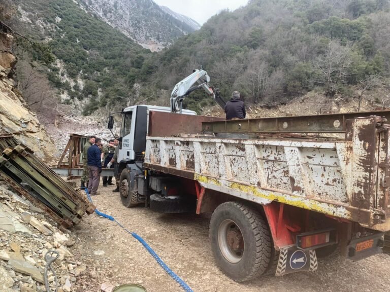 Διακοπή κυκλοφορίας από Μελίγκοβα μέχρι Αργυρό Πηγάδι