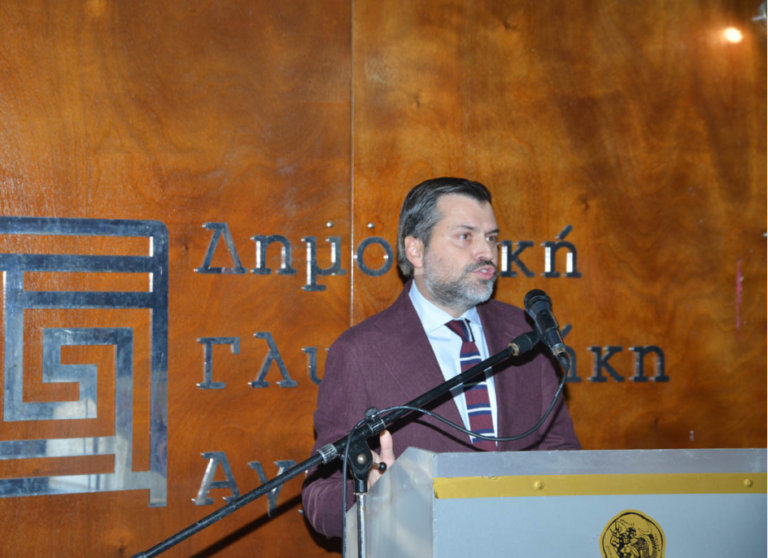 Φιλοτελική Εταιρεία Αγρινίου – Βράβευση προέδρου