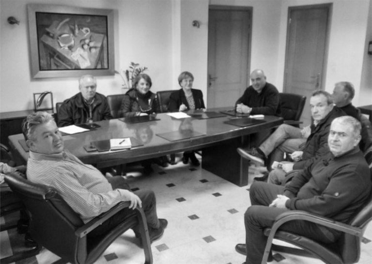 Συνάντηση του Β. Γκίζα με το Δ.Σ. της «Αλκυόνης»