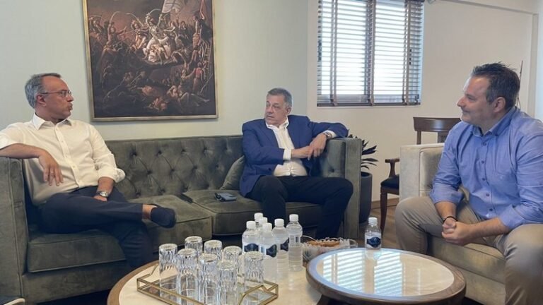 Τον Υπουργό Υποδομών είδε ο Διαμαντόπουλος