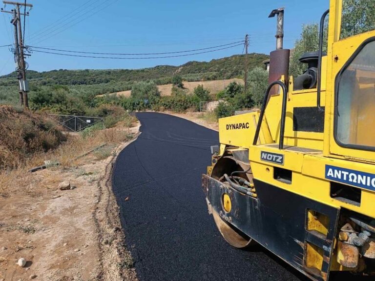 Σε εξέλιξη το πρόγραμμα αγροτικής οδοποιίας Μεσολογγίου