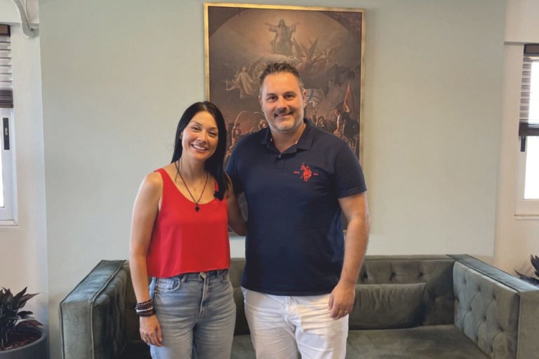 Συνάντηση Διαμαντόπουλου με Νάντια Γιαννακοπούλου