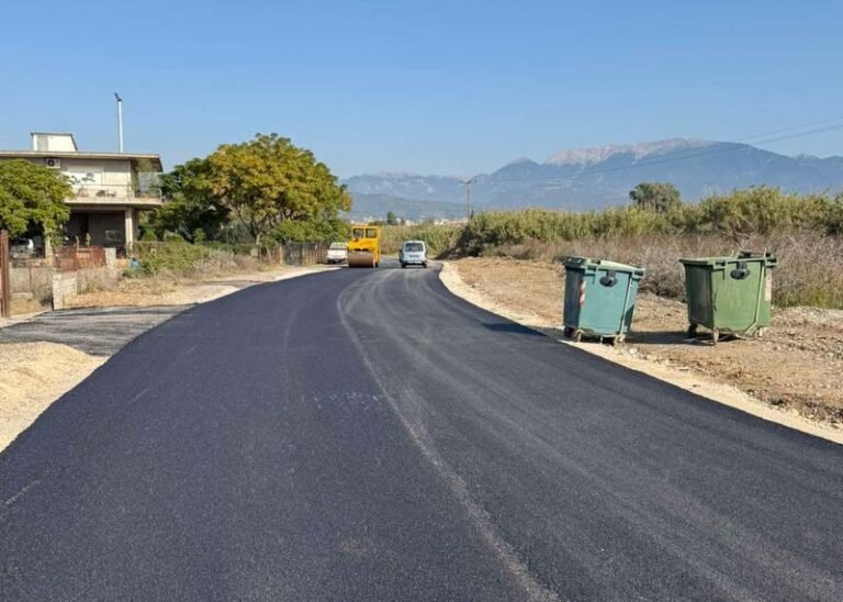 Δήμος Αγρινίου | Ολοκληρώθηκε η ασφαλτόστρωση στην Λαγκαδιά
