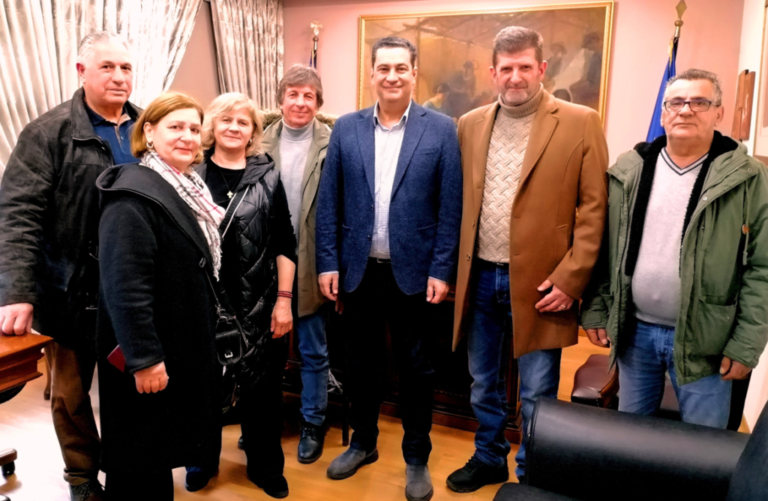 Κάτοικοι εργατικών εθνικού σταδίου | Συνάντηση με Παπαναστασίου