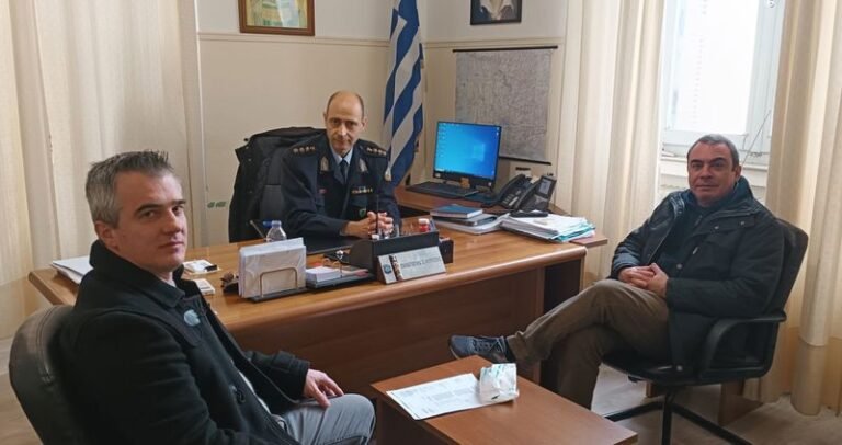  Εμποροβιομηχανικός | Συνάντηση με τον νέο Αστυνομικό Διευθυντή Αιτωλίας