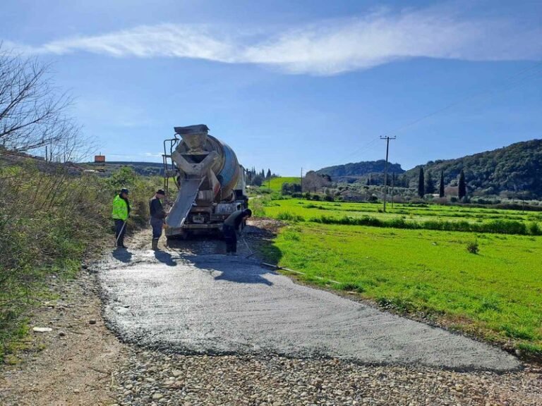 Δήμος Ξηρομέρου | Παρεμβάσεις τσιμεντόστρωσης