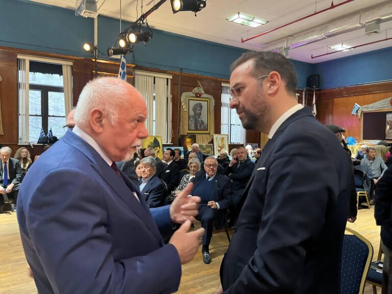 Ο Φαρμάκης στο Σύλλογο Πατρινών ΝΥ
