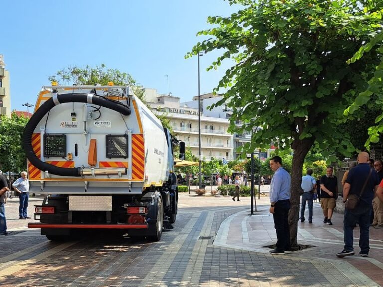 Δήμος Αγρινίου – Παραλαβή νέου σαρώθρου