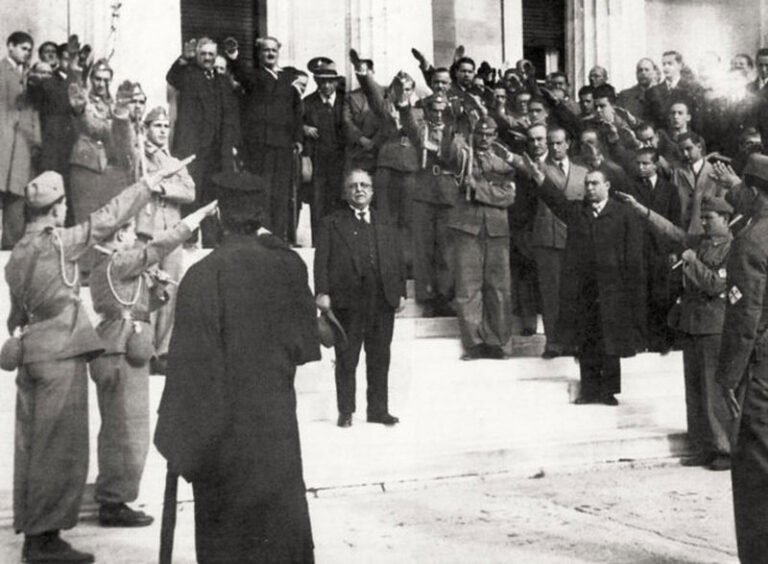 O Μεταξάς κηρύσσει τη δικτατορία  της 4ης Αυγούστου