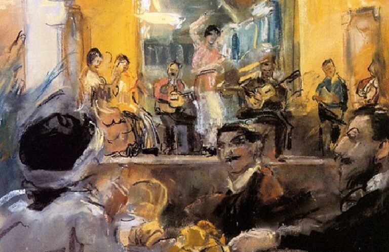 Βικέλας 1884 | Café chantant (Καφέ-Σαντάν) και φουστανέλα