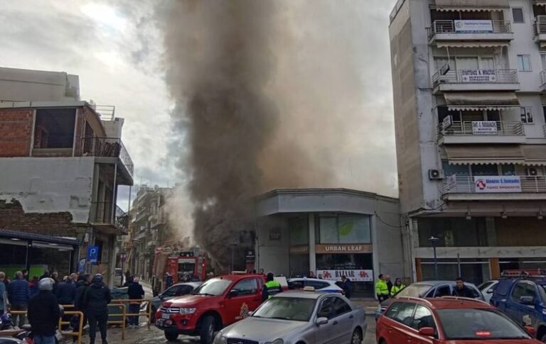 Ε.Σ.Α. | Παρέμβαση για την πυρκαγιά στην οδό Κύπρου