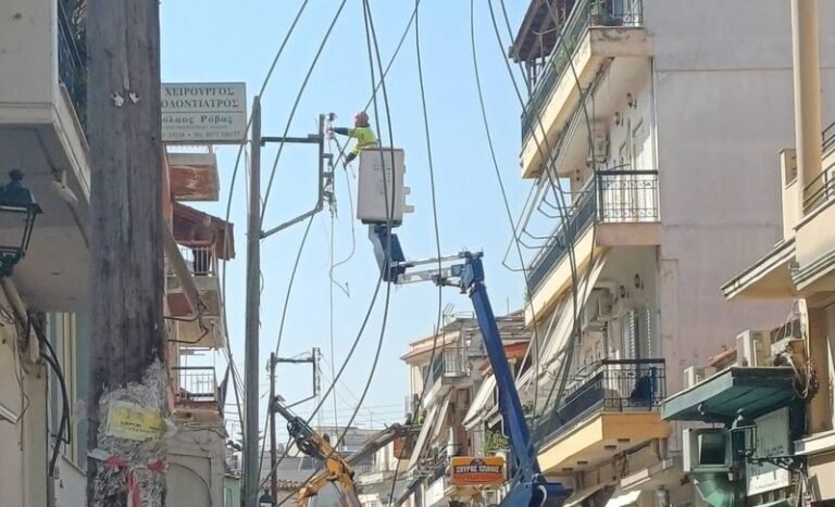 Δήμος Μεσολογγίου | Υπογειοποίηση ηλεκτροφωτισμού στη Θυσίας