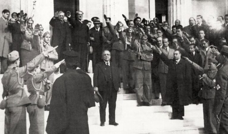 O Μεταξάς κηρύσσει τη δικτατορία  της 4ης Αυγούστου