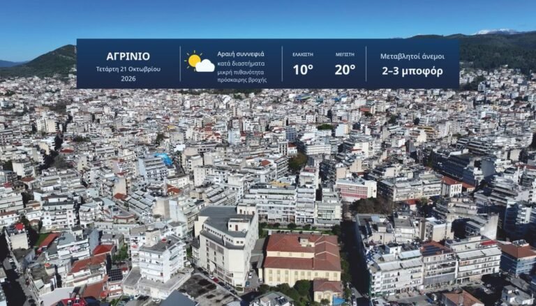 Καθαρίζει ο ουρανός, όχι το τοπίο